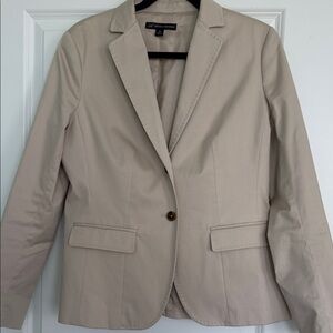 Brook brothers Light Beige Single-Button Blazer